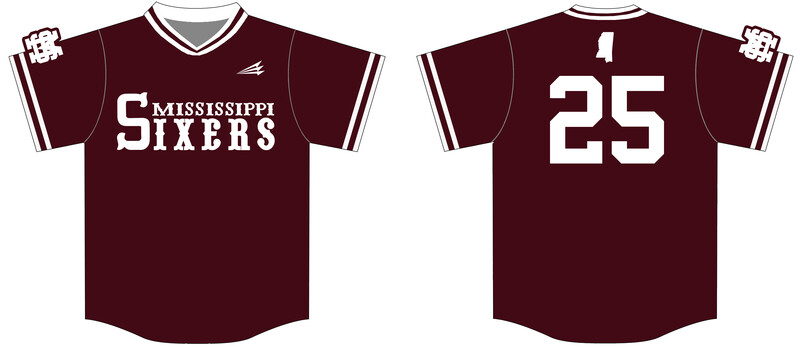Mississippi Sixers (Max Sports) Custom Nanodri Baseball Jersey #J9