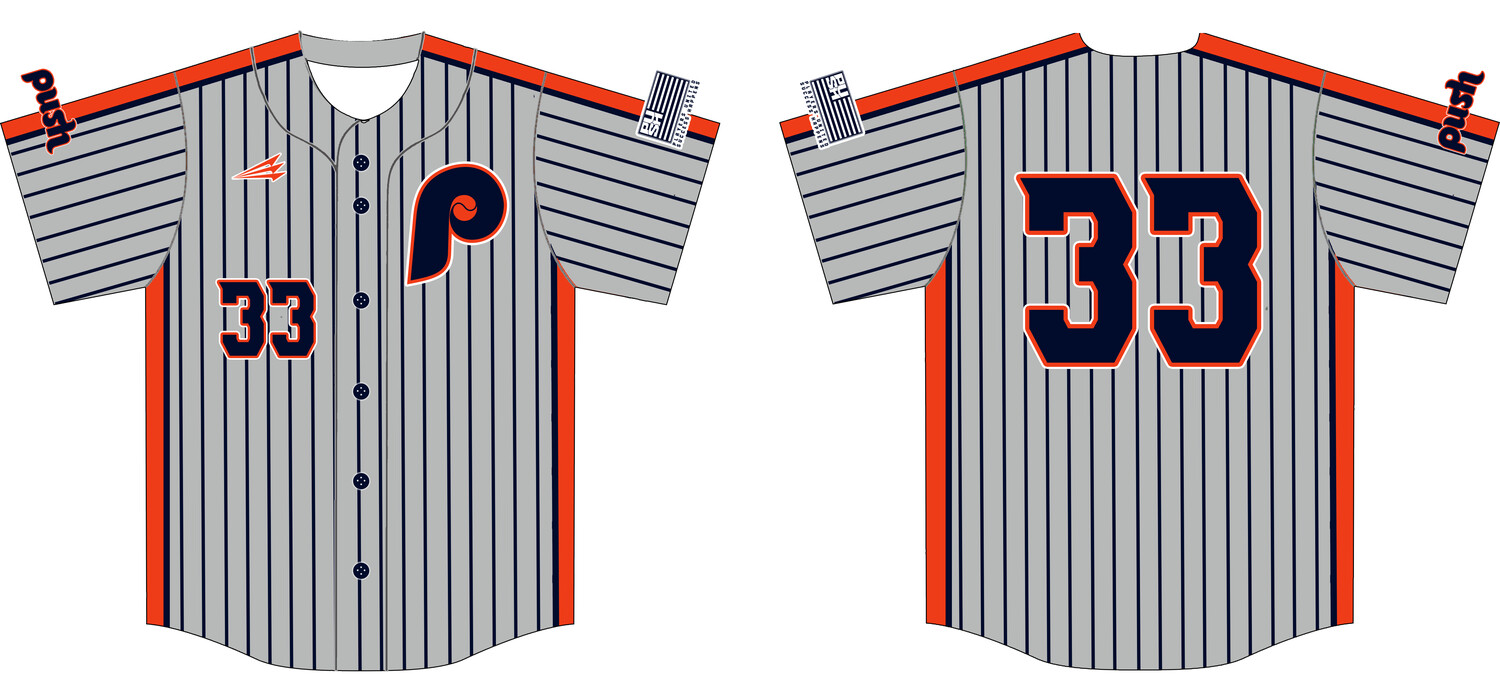 Push Custom HexaFlex Baseball Jersey Design #J1C