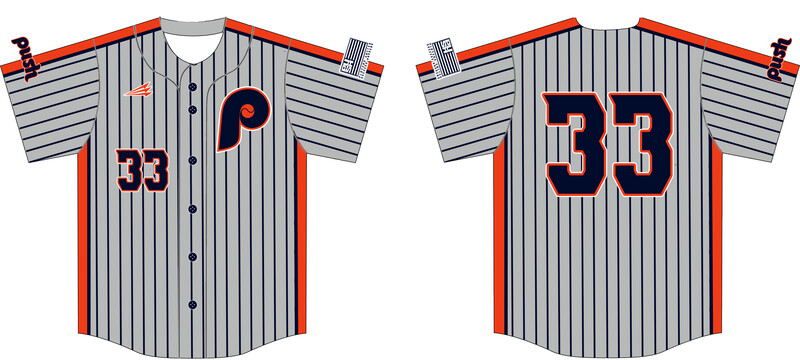 Push Custom HexaFlex Baseball Jersey Design #J1C