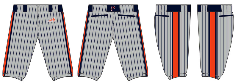 Push Custom Stacheman Elite Knicker Baseball Pants Design #J1C