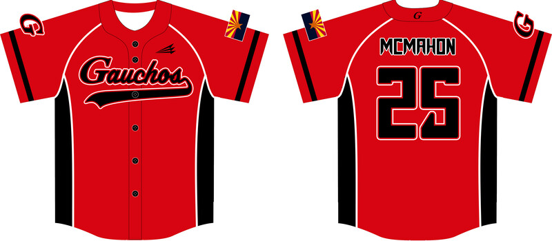 Gauchos Custom HexaFlex Baseball Jersey Design #J1