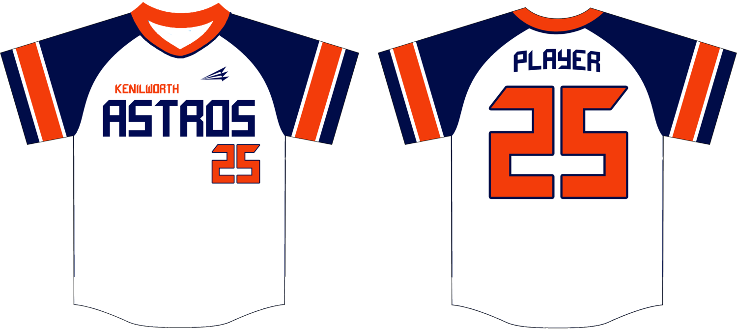 Kenilworth Astros Custom HexaFlex Baseball Jersey #J2