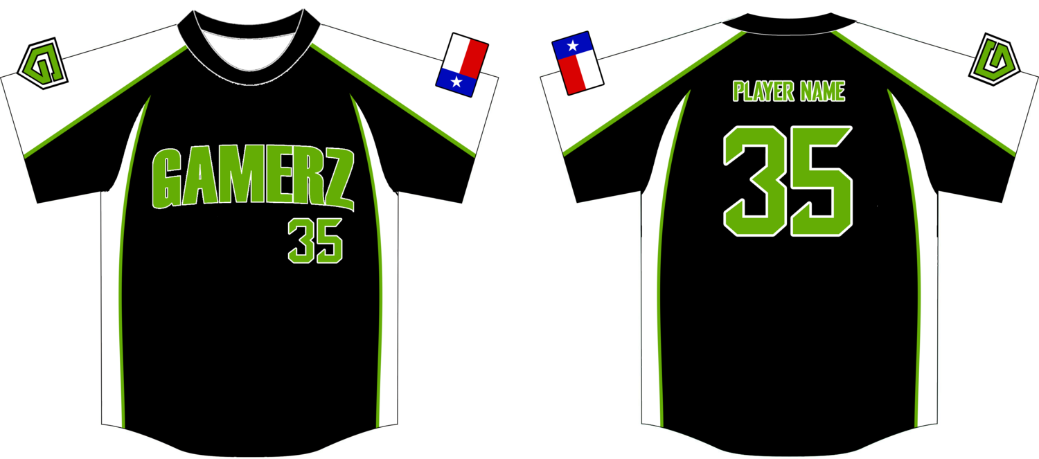 Gamerz Custom NanoDri Baseball Jersey #J1E
