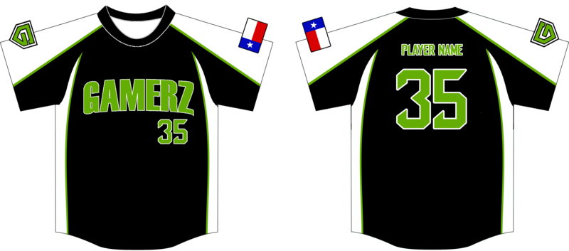 Gamerz Custom NanoDri Baseball Jersey #J1E