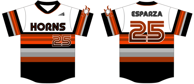 Longhorns (Esparza) Custom Hexaflex Baseball Jersey #J1A