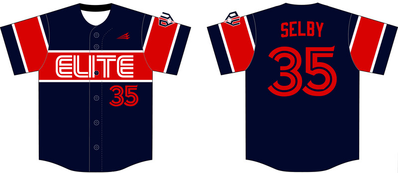 PYB Elite Custom NanoDri Baseball Jersey #J4