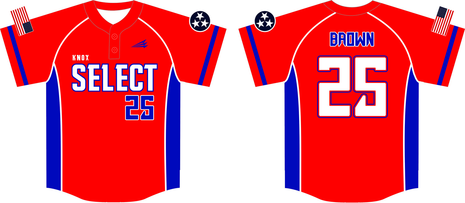 Knox Select Custom HexaFlex Baseball Jersey #J2B