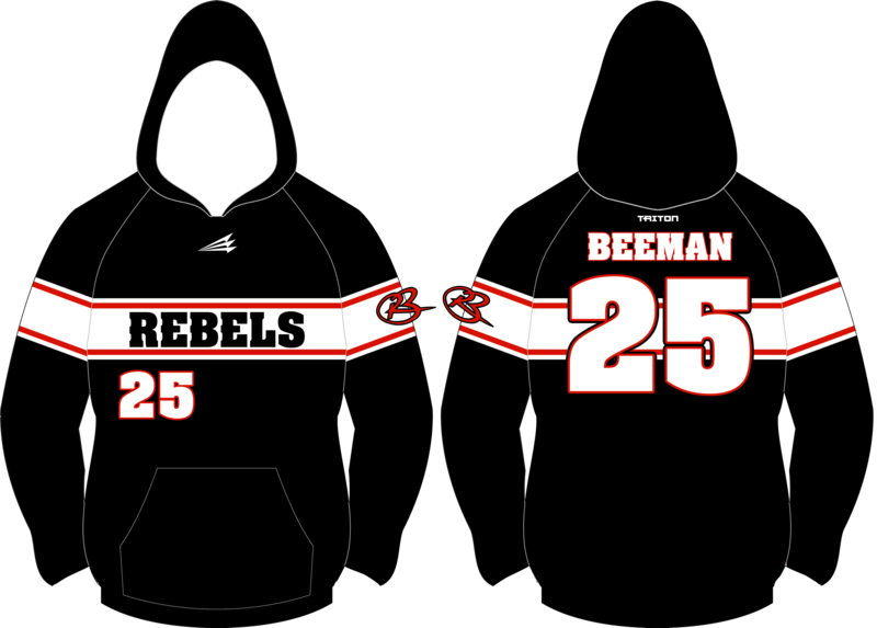 Rebels Baseball (Beeman) Custom Vulcan Hoodie #VH1B