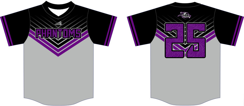 Carolina Phantoms Custom Hexaflex Baseball Jersey #J2B