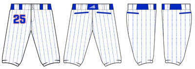 Austin United Tigers Custom Stacheman Elite Knicker Baseball Pants #BP6d