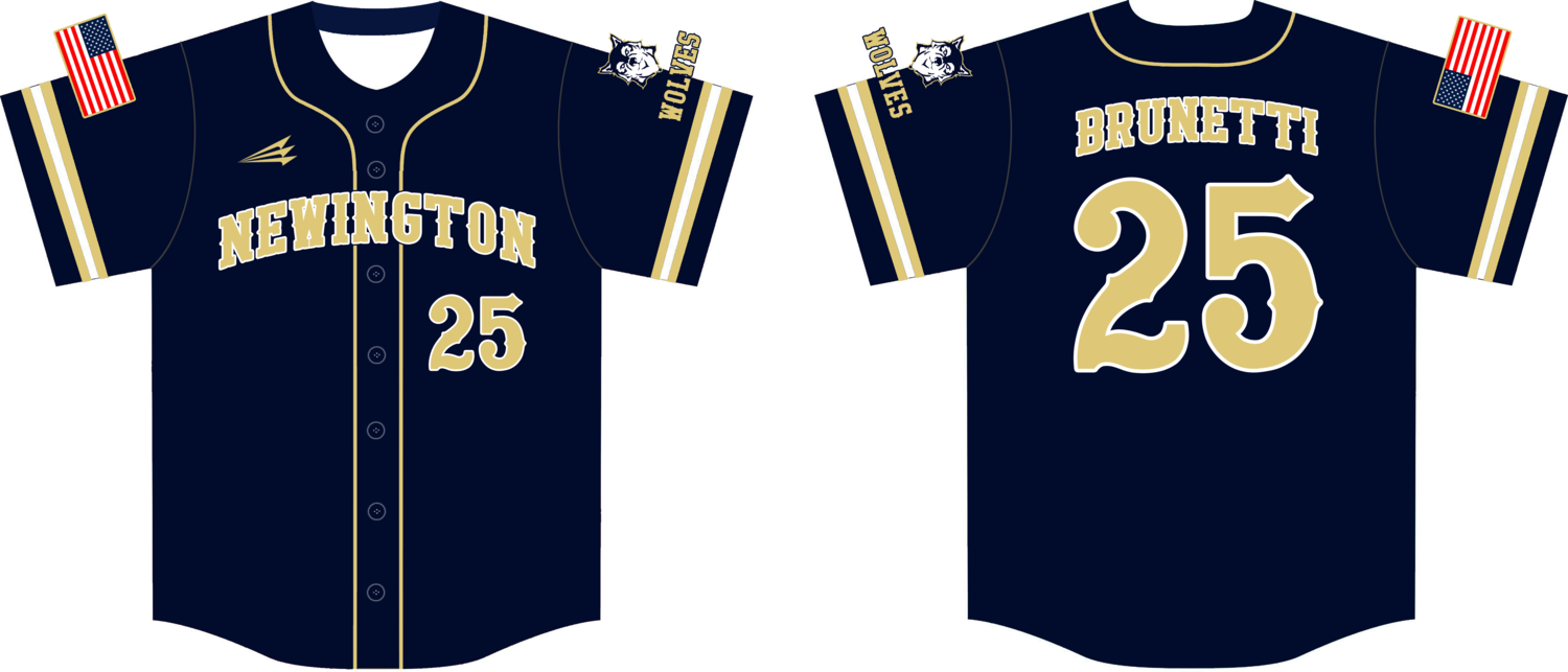 Newington Wolves Custom NanoDri Baseball Jersey #J1