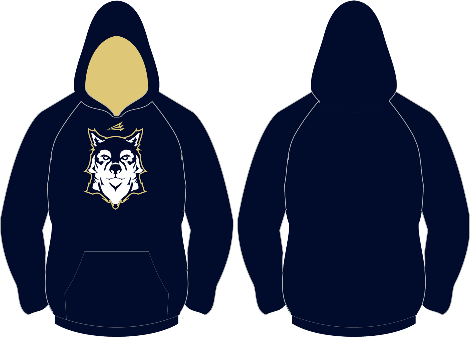 Newington Wolves Custom Baseball Vulcan Hoodie #VH3