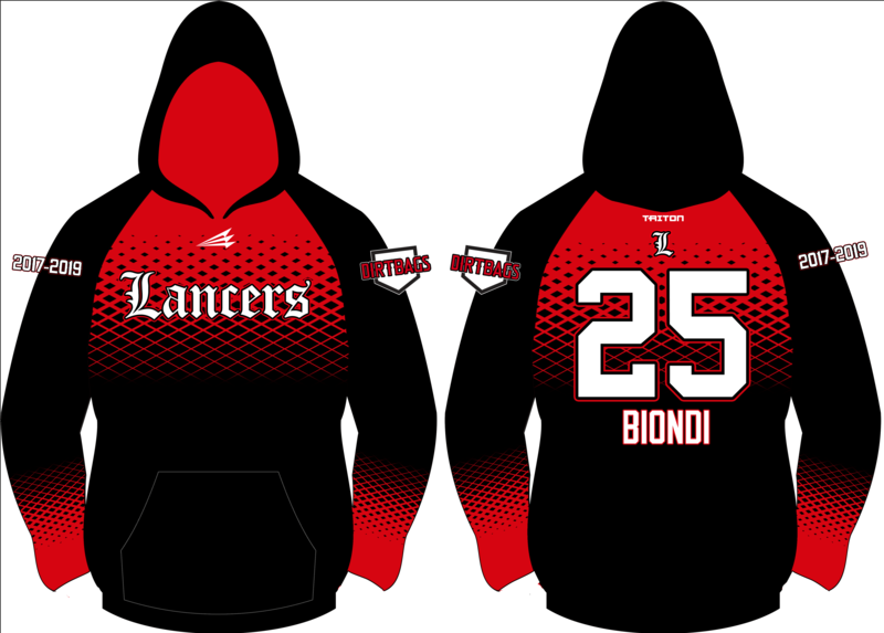 Lancer Nation Custom Baseball Vulcan Hoodie #VH5C