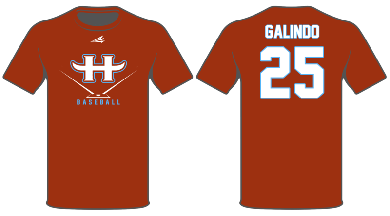 Austin Horns Custom Baseball HyperTee #HT1