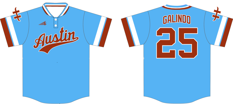 Austin Horns Custom NanoDri Baseball Jersey #J5