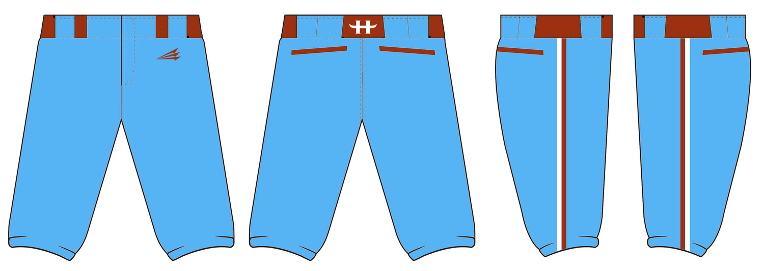 Austin Horns Custom Stacheman Elite Knicker Baseball Pants#BP5