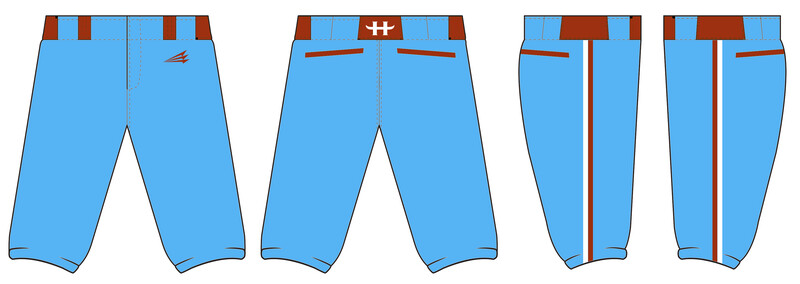 Austin Horns Custom Stacheman Elite Knicker Baseball Pants#BP5