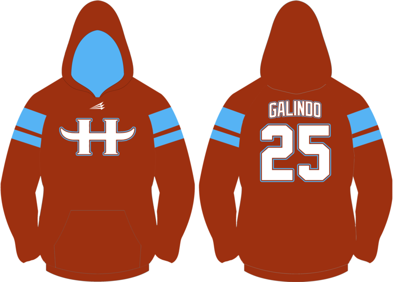 Austin Horns Custom Baseball Vulcan Hoodie #VH2
