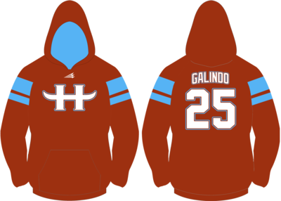 Austin Horns Custom Baseball Vulcan Hoodie #VH2