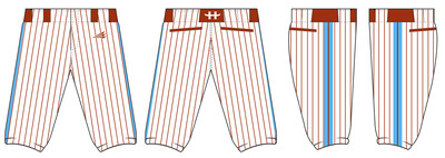 Austin Horns Custom Stacheman Elite Knicker Baseball Pants#BP3B