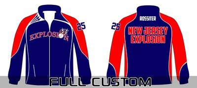 New Jersey Explosion Baseball Crusader Sublimated Jacket
