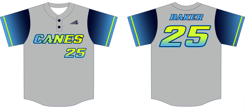 Gulf Coast Hurricanes Custom Hexaflex Baseball Jersey #J23B