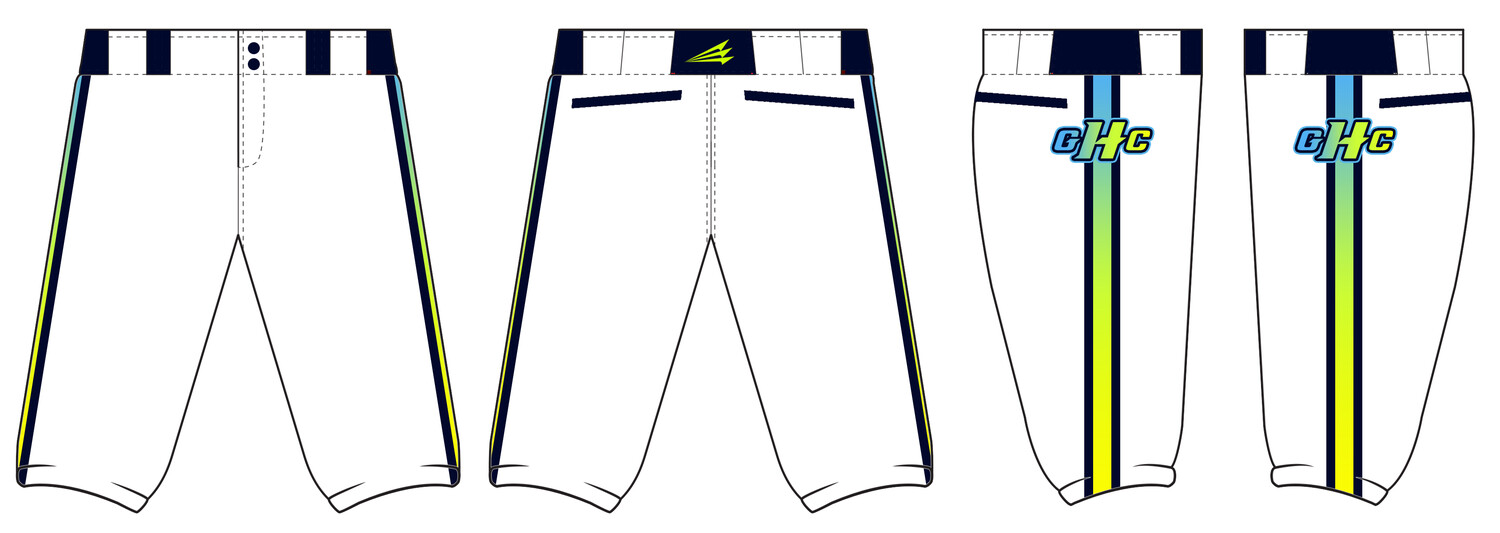 Gulf Coast Hurricanes Stacheman Elite Custom Knicker Baseball Pants #BP2C
