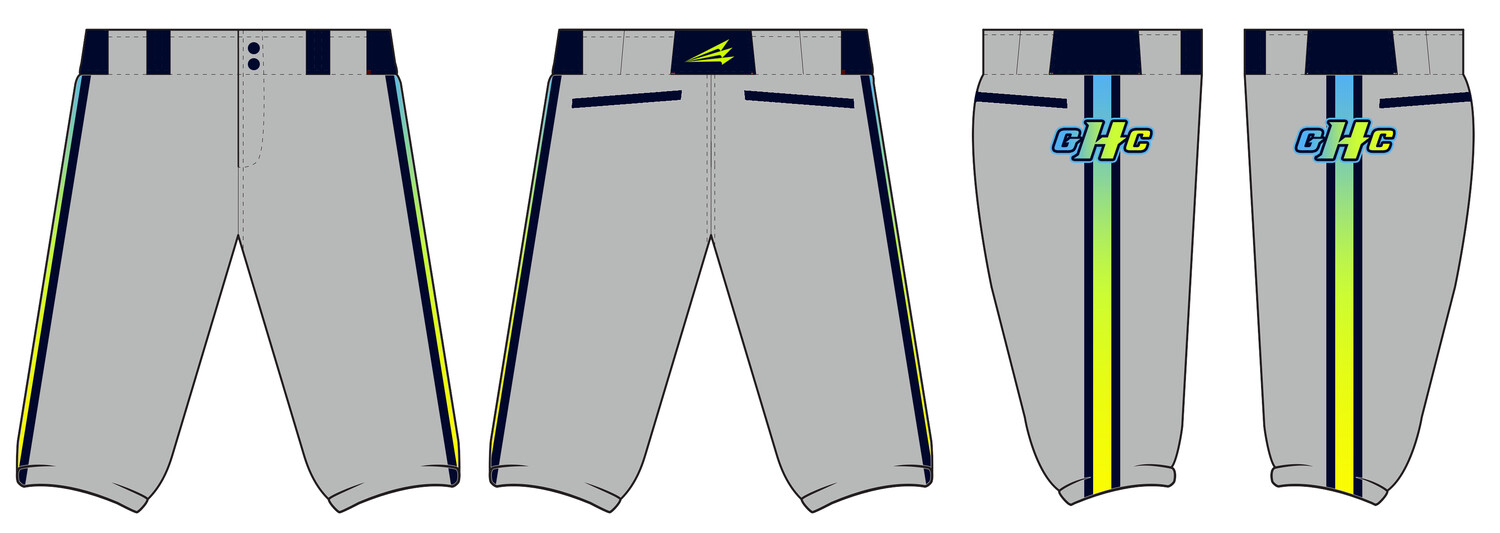 Gulf Coast Hurricanes Stacheman Elite Custom Knicker Baseball Pants #BP3B
