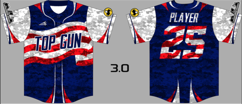 Top Gun Custom Baseball Jersey #4