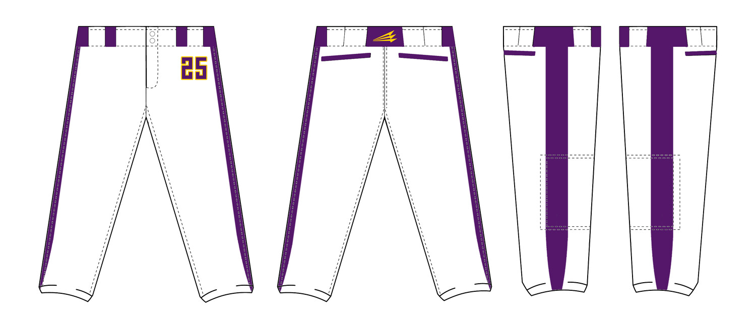 The Hit Squad Stacheman Elite Custom Fastpitch Pants #FP3B