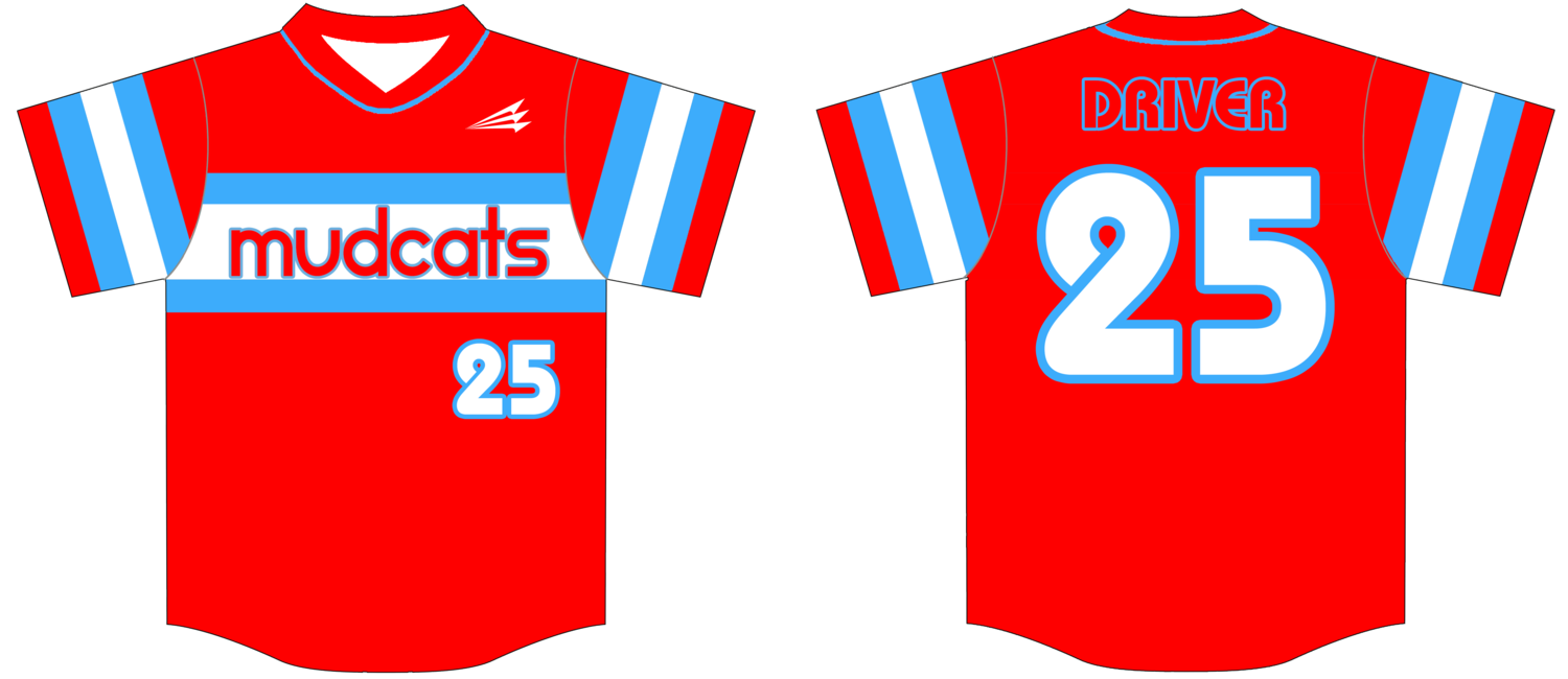 Oklahoma Mudcats (Reed) Baseball Custom Jersey Design #1