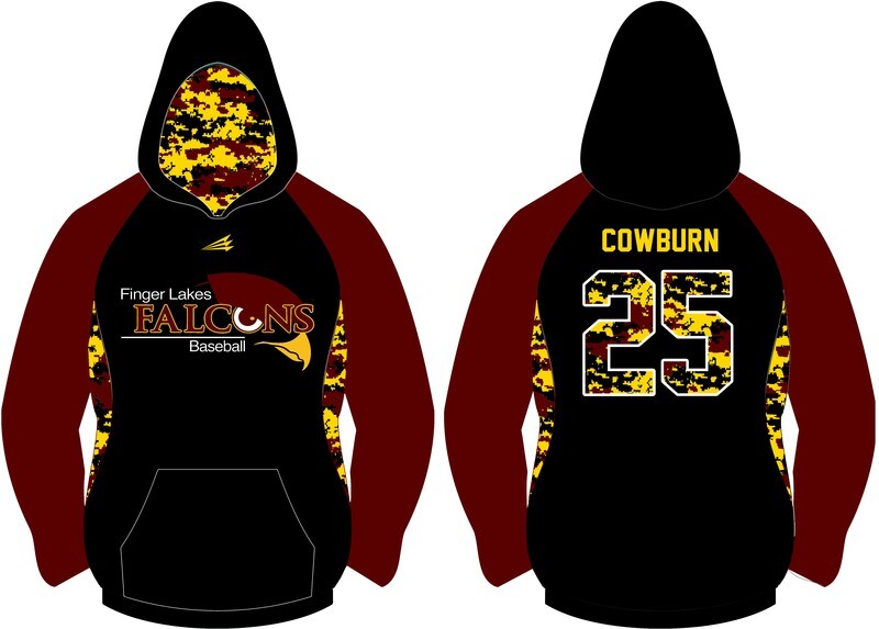Finger Lakes Falcons Custom Vulcan Hoodie #1