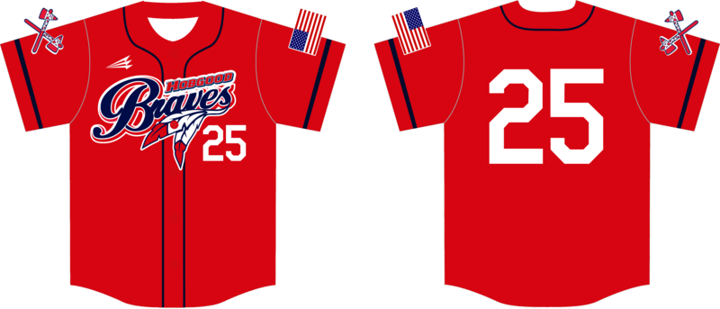 Hobgood Braves Custom NanoDri Baseball Jersey #J12