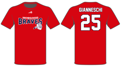 Hobgood Braves Custom Baseball HyperTee #HT1