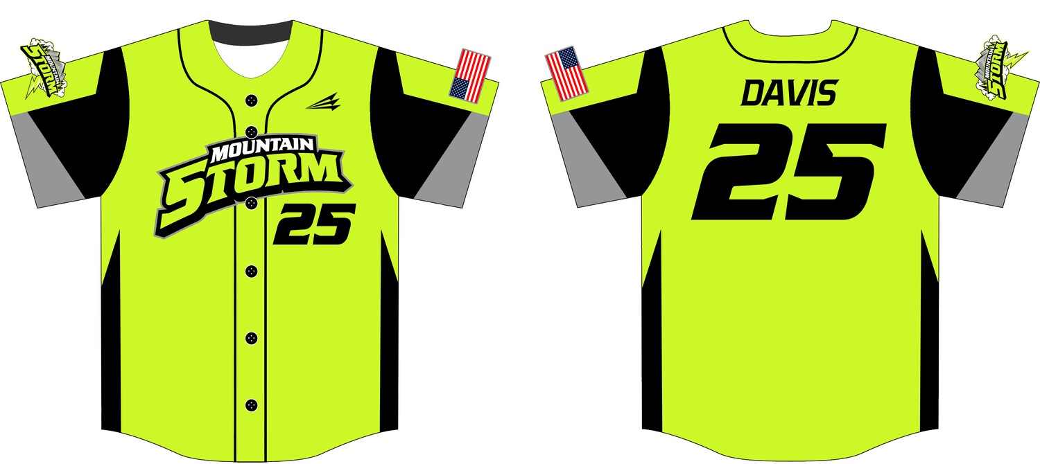Mountain Storm Custom HexaFlex Baseball Jersey #J3C