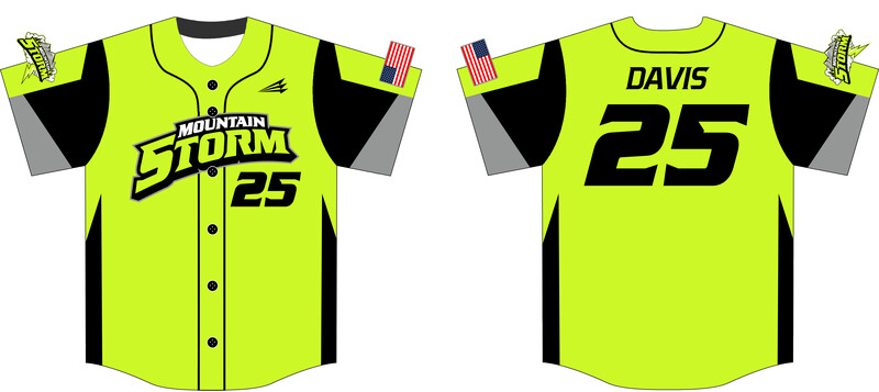 Mountain Storm Custom HexaFlex Baseball Jersey #J3C
