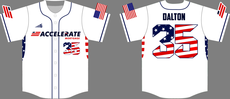 Accelerate Mortgage Custom HexaFlex Baseball Jersey #J1