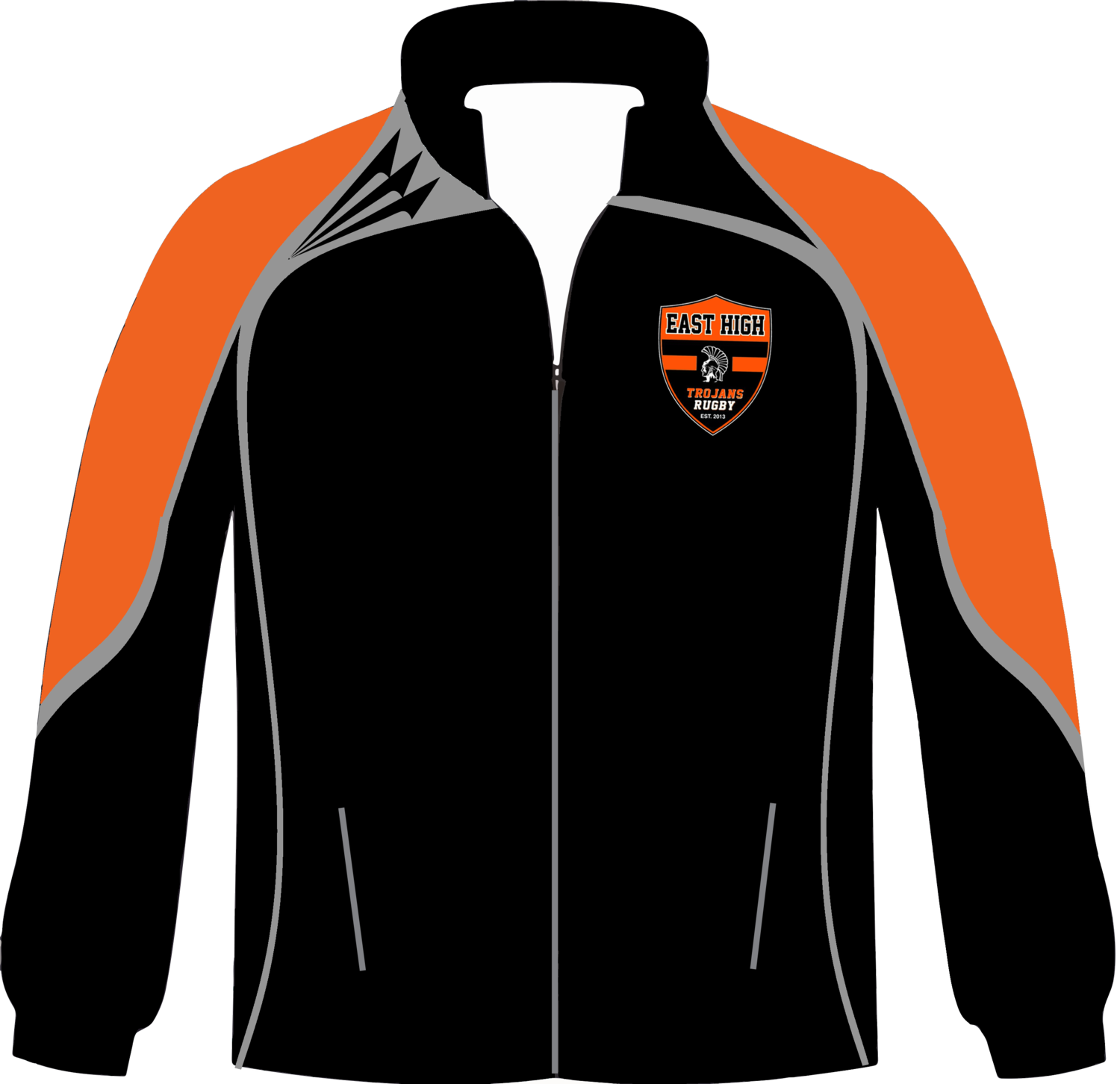 Waterloo East High Rugby Crusader Rainproof Jacket