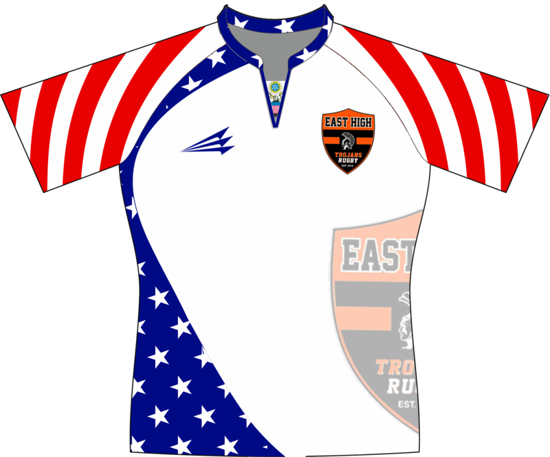 Waterloo East High Patriotic Rugby Jersey