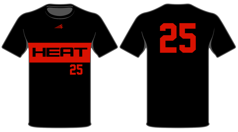 Highland Village Heat Baseball Custom HyperTee #HT1