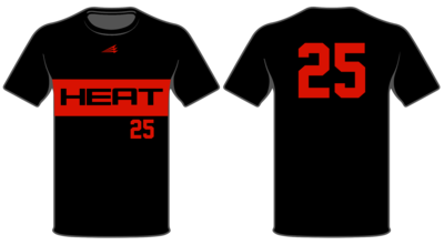 Highland Village Heat Baseball Custom HyperTee #HT1