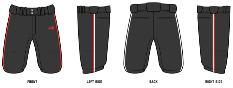 Quicksilver Knights Custom Elite Knicker Baseball Pants #BP1