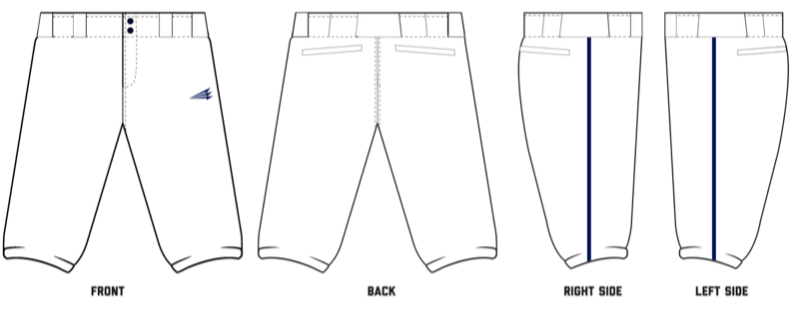 Quicksilver Knights Custom Elite Knicker Baseball Pants #BP3