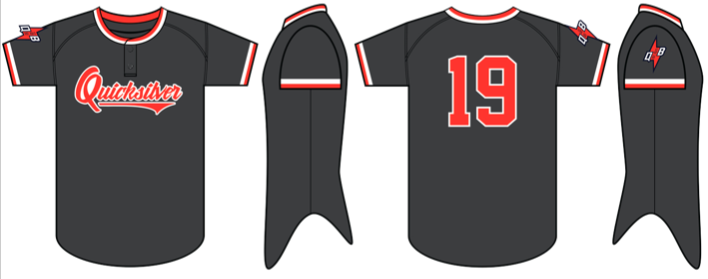 Quicksilver Knights Custom NanoDri Baseball Jersey #J1