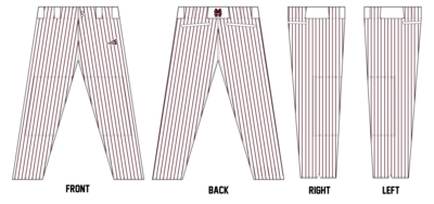 Mississippi Sixers (Max Sports) Stacheman Elite Custom Long Baseball Pants #BP1A