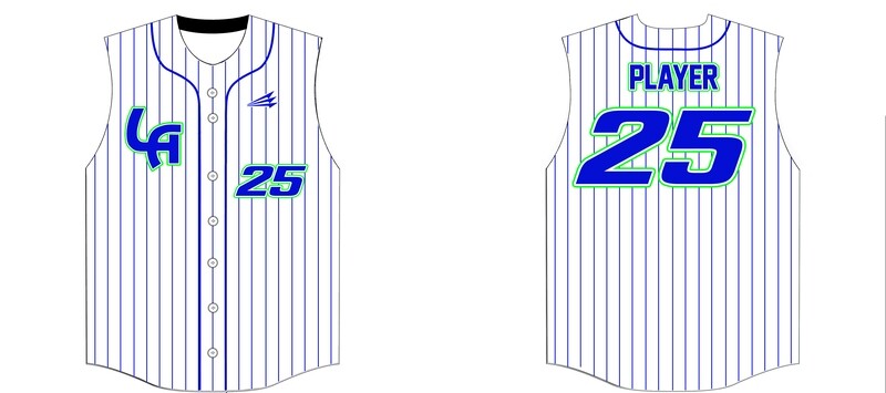 Louisiana Aces Custom Baseball Jersey #5b