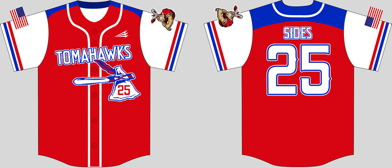 Tri County Tomahawks Nanodri Baseball Jersey #J4B