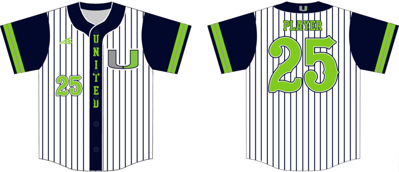 East Texas United Custom HexaFlex Baseball Jersey #J1B