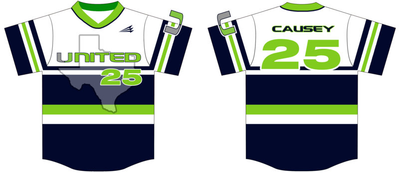 East Texas United Custom HexaFlex Baseball Jersey #J3D