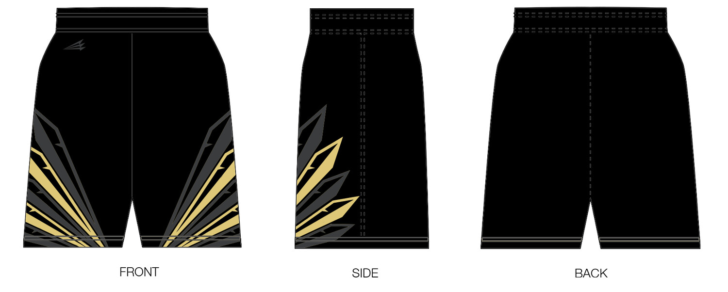 Wetumpka Indians Custom MicroQuad Basketball Shorts #BS5F